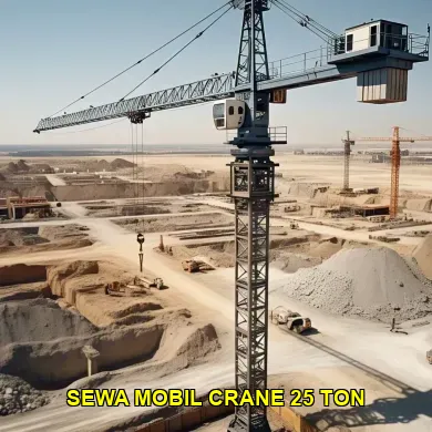 sewa mobil crane 25 ton